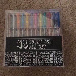 48 colors ink pens gel pen set